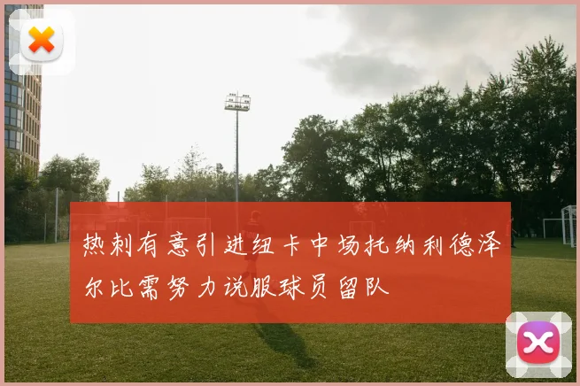 热刺有意引进纽卡中场托纳利德泽尔比需努力说服球员留队